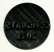 CONGRATS 2021 GRADUATE GRADUATION COOKIE STAMP EMBOSSER USA PR4210