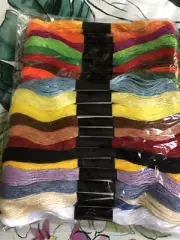 Embroidery Floss / Packaged Lot of 42 Skeins with Full Range Of Colors