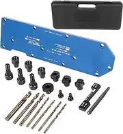 mooncar 71600 Manifold Drill Template Compatible for Ford 4.6L,5.4L,6.8L V10 2V & 3V Triton Engines,Help to Remove Broken Exhaust Manifold Studs