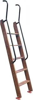 Vintage Bunk Bed Ladder Only, Universal Motorhome 4/5 Twin Step Ladders with Hardware Kit, Heavy Duty Loft Bed Frame for Kids Bedroom (Size : 4-Step 125cm) (5)