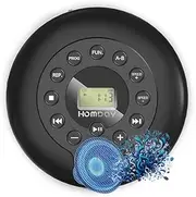 Aurivoxis Portable CD Player with Headphones, CD Player for car or for Home,discman Walkman CD Player Rechargeable,Mini cd Players Small Portable with Speaker,MP3 USB playable (Black)