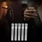 5-piece Thick Pyrex Glass Chillum Tobacco Pipe, Smoking pipe, Smooth Hitter