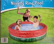 N-I-B Watermelon Novelty ring kiddie pool 60" X 12" shipping included