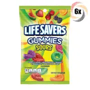6x Bags Lifesavers Gummies Sours Assorted Chewy Candy 7oz | Fast Shipping!