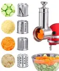 Stainless Steel Slicer Shredder Attachment for KitchenAid Mixers, Large Salad...