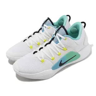 Nike 籃球鞋 Hyperdunk X Low EP 白 藍綠 漸層 男鞋 低筒 【ACS】 FN3441-101
