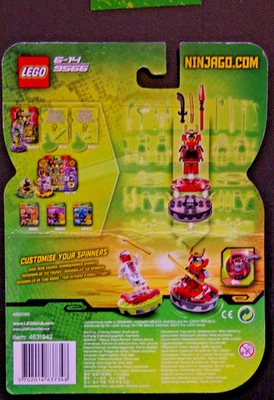 Lego Backing Cards 9566 Ninjago Samurai X Rise of the Snakes NO BRICKS