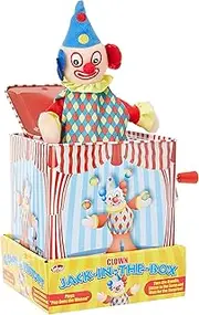 Tobar Clown Jack in The Box Traditional Tin Toy