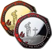 Armistice Remembrance Commemorative Coin, Enamel Poppys Commemorative Coin, Armistice History Collectible Coin, Victory Remembrance Badge, Retro Design Craft Souvenir, for Holiday Decoration