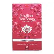 Organic English Tea Shop Super Goodness - Rooibos, Acai and Pomegranate – Fresh, healthy organic delivery | Doorstep Organics.