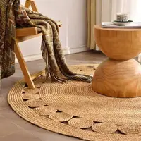 在飛比找樂天市場購物網優惠-地毯 房間地毯 客廳地毯 床邊地毯 臥室地毯家用蘆葦草編地墊