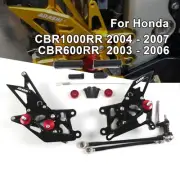 2003 - 2006 CBR600RR Rearsets For Honda CBR 600 RR 2004 2005 Rear Sets Foot Pegs