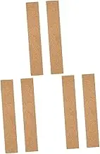NUOBESTY 3sets Message Cork Strips Photo Wall Cork Strips Office Supplies Board Push Pin Wall Panel 2pcs*3