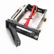 5.25" Trayless Hot Swap Mobile Rack for 3.5" Hard Drive SATA Backplane HDD Caddy