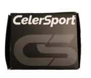 CelerSport Knee High Compression Socks Black & White Size L/XL -NWOT