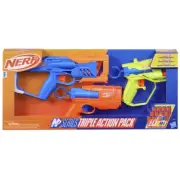 NERF N Series Triple Action Pack Blaster - 3 Blaster Set ✅Free Postage✅