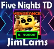 ROBLOX - FIVE NIGHTS TD TITAN CRUSHER FREDDY ~ VENGEANCE ENCHANT