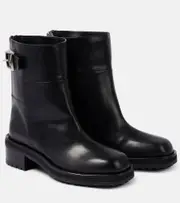 [Jimmy Choo] Jimmy Choo Brooklyn 50 leather ankle boots AU 7 black