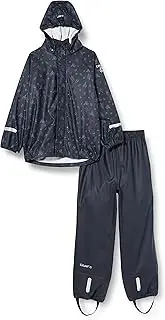 [Celavi] Unisex Children's Rain Set Rain Jacket, Misty Rose, 100
