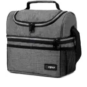Lunch Box For Men Women, Insulated Large Lunch Bag Adult Work, Double Decker ...