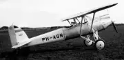 Pander P-1 Two Seats Singe Engined Aircraft Mahogany Kiln Wood Model Large New