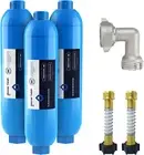 3 Pack RV Marine Water Filter Hose Protector Reduces Chlorine Taste Odor