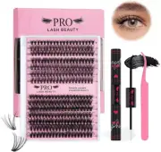 DIY Lash Extension Kit 280 Pcs Cluster Lashes Lash Clusters Kit