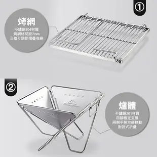 柯曼 不鏽鋼焚火臺 迷你型焚火台 X-mini MINI PRO 焚火台 Camping Moon 露營