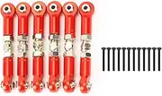 RCAWD Bolded Turnbuckles Link Tie Rod 6pcs for Arrma 1/10 Vorteks Senton Granite Mega 550 Upgrade Parts