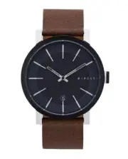 Rip Curl Mens BEACON LEATHER SURF WATCH New - A3163 Brown Rrp $299.99