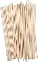 100Pcs Rattan Essential Oil Diffuser Sticks for Aroma Diffuser Natural Fragrance Refill Sticks for Spa Meditation Bedroom and Living Room Use