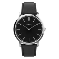在飛比找momo購物網優惠-【TIMEX】天美時 風格系列 時尚手錶(銀x黑 TXTW2