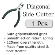 1pcs 125MM/ 5" DIAGONAL SIDE CUTTER insulated grips