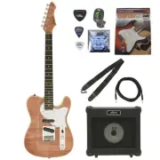 Electric Guitar Introduction Set Ariaproii 615-Ae200 Mp 9-Piece With Aria Amplif