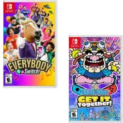 Everybody 1-2 Switch! & WarioWare Get It Together! Nintendo Switch Sealed Bundle