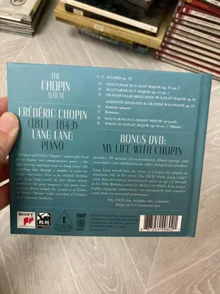 9.9新二手CD MM前 LANG LANG THE CHOPIN ALBUM 朗朗蕭邦