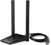 Tp-Link AC1300 Dual Antennas High-Gain Wireless USB Adapter, Dual Band, Wireless