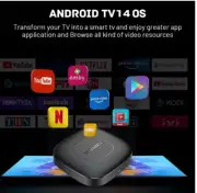 Smart Streaming Media Player TV Box AllwinnerH313 Android13 2.4G&