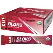 CLIF Bloks Energy Chews Strawberry 60g 18PK