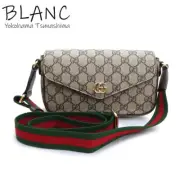 Gucci Offdia Mini Bag Sherry Line Shoulder Gg Supreme Beige Ebony 764961 Yokoham