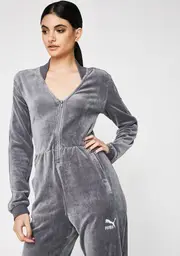 [PUMA] Quiet Shade Velour Jumpsuit