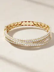 [SHAY] SHAY - 18-karat Gold Diamond Bangle - One size One size Gold