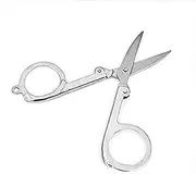 Foldable Scissors,Travel Folding Scissors Portable Travel Scissors Metal Scissors for Craft, Sewing 10.5cm Matx-au