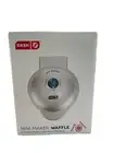 Dash - Silver Mini Maker Waffle - 4’’ Cooking Surface