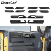 Car Inner Door Handle Panel Shell Cover Trim Full Kit for 21+ Ford Bronco 4Doors (for: Ford)