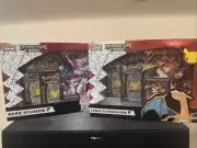 Pokemon Celebrations Lance's Charizard V Dark Sylveon V Collection Box - New