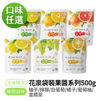 在飛比找蝦皮商城優惠-【韓味不二】韓國花泉袋裝果醬茶系列(500g) 柚子/檸檬/