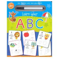 在飛比找蝦皮商城優惠-英文童書 WipeClean:ABC可擦拭練習字帖(厚紙板書