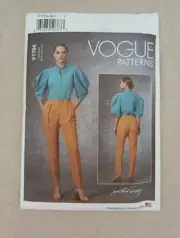 VOGUE Patterns V 1704 Rachel Comey Top and Pants pattern Size 8 10 12 14 16 NEW
