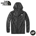 【THE NORTH FACE 男 防風連帽外套《瀝青灰》】4U8X/輕薄防曬透氣排汗外套/夾克風衣/連帽外套